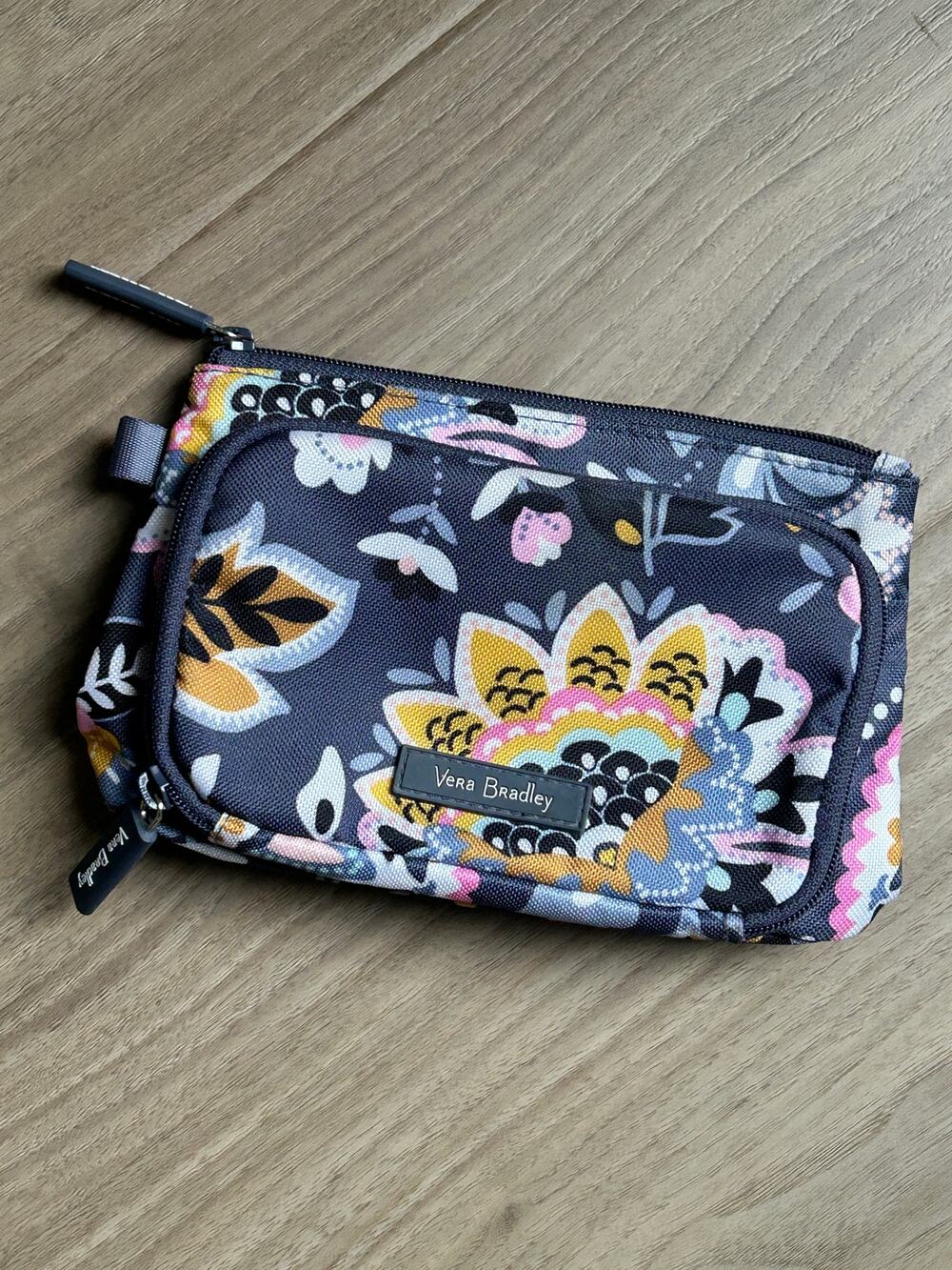 Vera Bradley NWOT Charmont Meadow Lighten Up Cosmetic Organizer